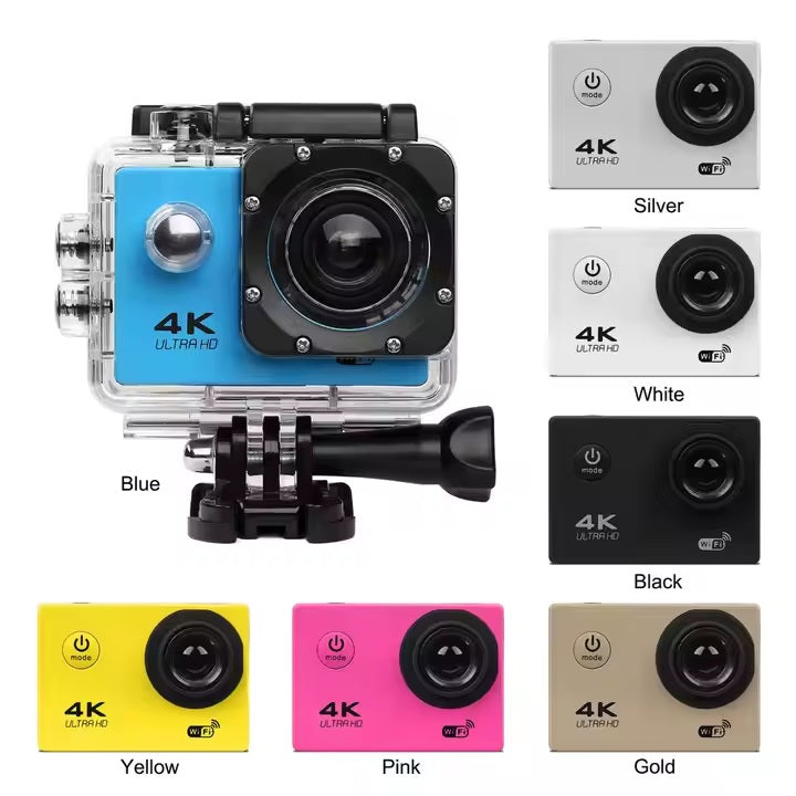 Solobesafe EXTREME CAMERA : Wide Angle 170 Degree 16MP Sport Action Camera 30M Underwater Waterproof Camcorder Sports Cameras - Solobesafe