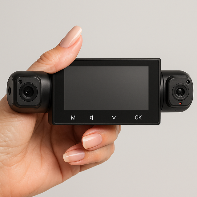 Solobesafe 4 Lens dash camera - 360 car cam with 3"LCD nigjt vision Full HD recording