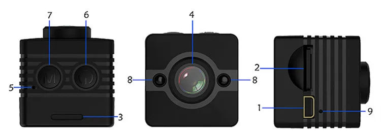 SoloBeSafe Mini extream camera 1080P HD Camera with Night Vision & Motion Detection - Solobesafe