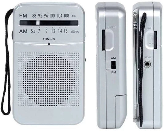 Compact AM/FM Radio Side view