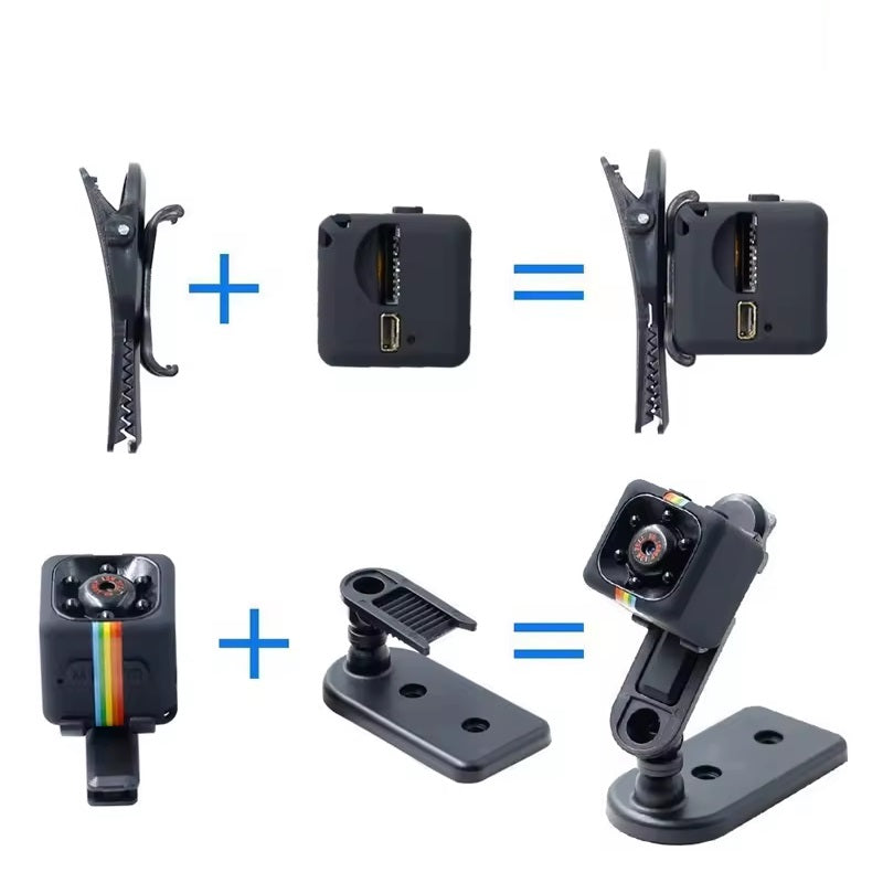 Mini WiFi Security Camera attachments guide