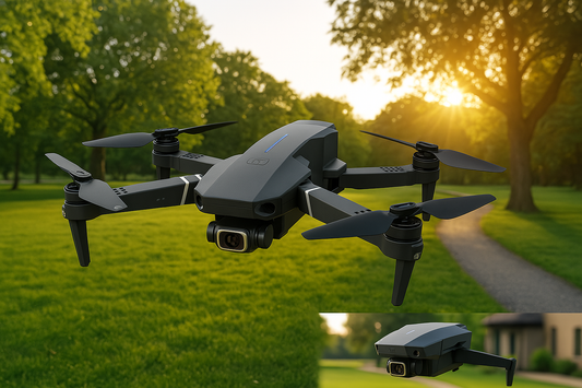 Solobesafe Mini Drone with 2 Cameras in the sunlight