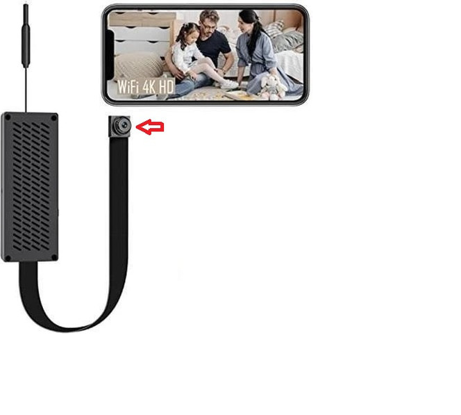 Mini WiFi Wireless Camera live feed on a phone