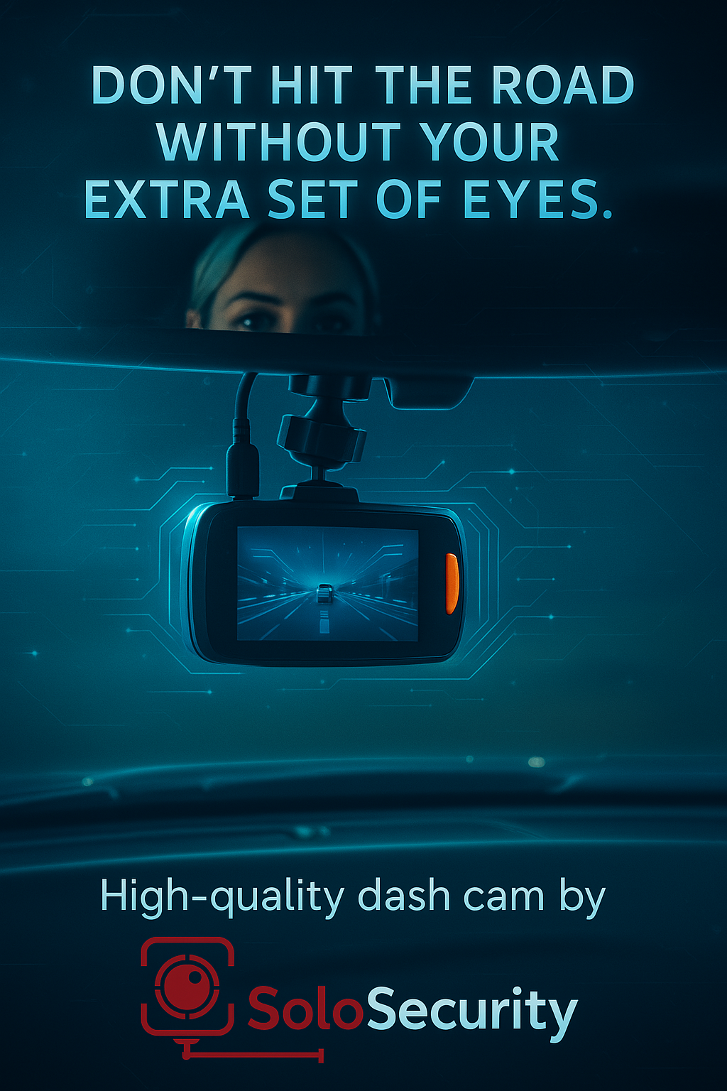 Solobesafe Car DVR Dash Camera - 1080P Vehicle Driving Video Recorder with Night Vision