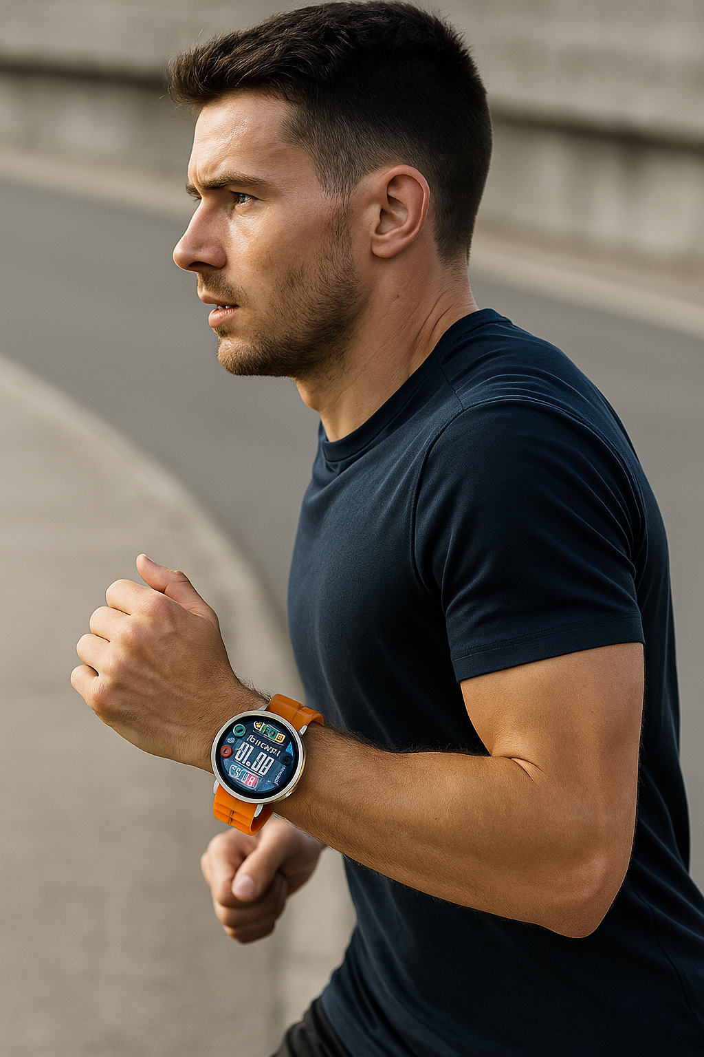 Solobesafe Sports smartwatch -Waterproof Heart Rate Monitor, NFC, Bluetooth Calling Multi-Language - Solobesafe