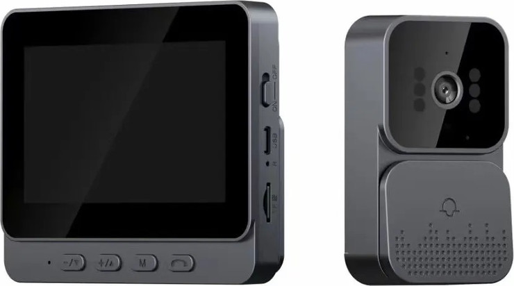 Stay Secure with Solobesafe CCTV Home Security Two-Way Audio Doorbell Camera!