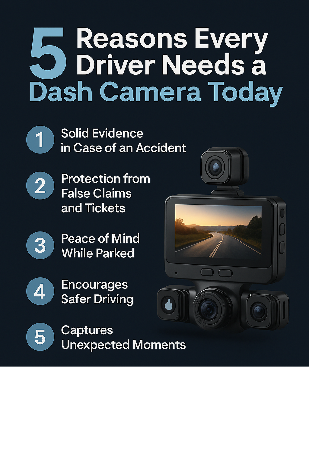 5 Reasons Every Driver Needs a Dash Camera Today