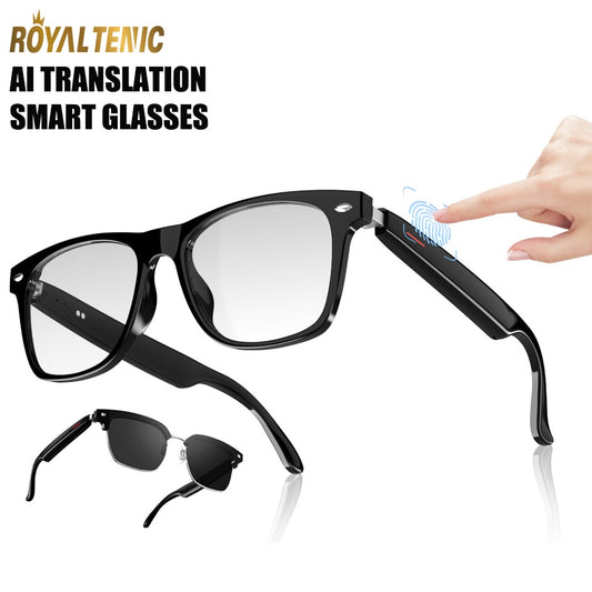 Smart Bluetooth Glasses – Foldable AI Audio Glasses with Real-Time Translation, Noise Cancelling, Music & Calls | UV Protection | APP Control