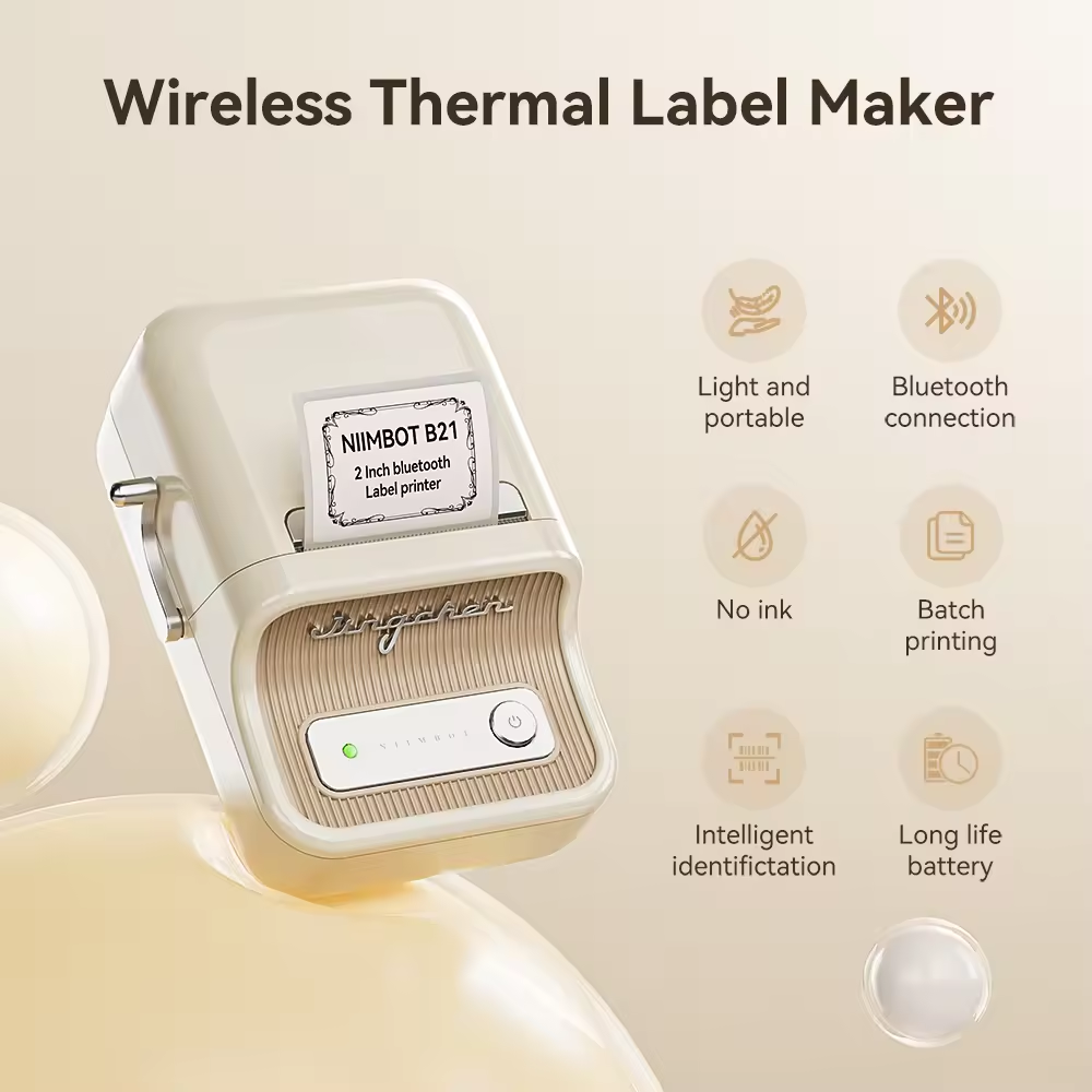 Smart bluetooth sticker printer for labels and more!