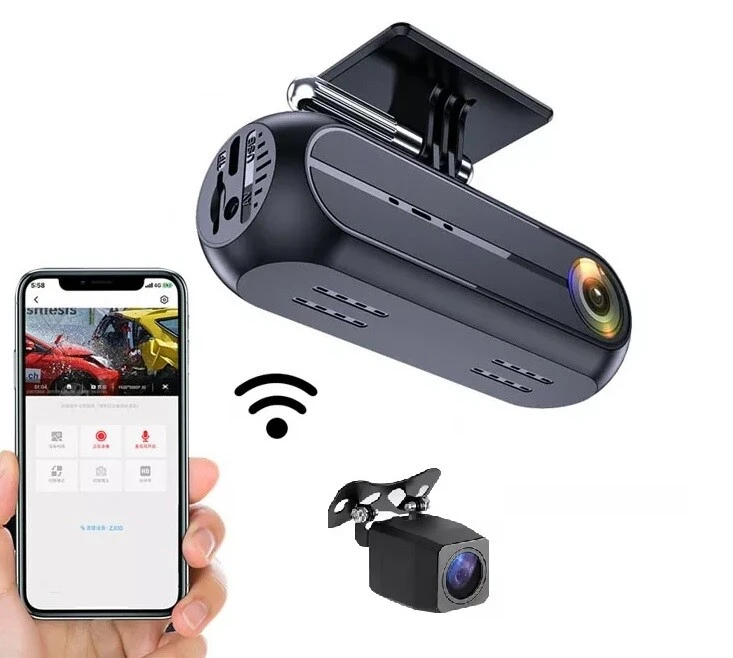 Dual dash cam wifi