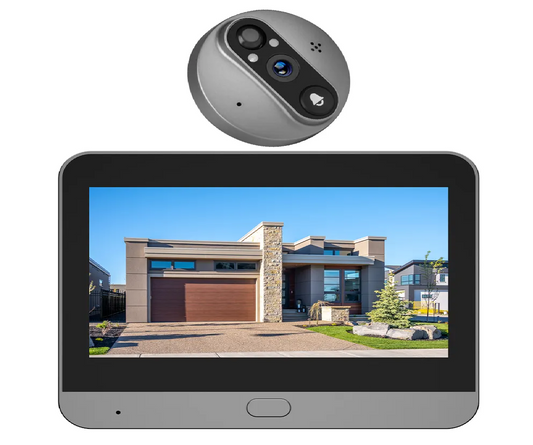 Stay Protected with the 1080P Smart Video Door Peephole Camera – The Ultimate Safety Solution for Your Home