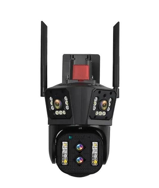 3MP PTZ wifi camera with 4XZoom and 3 lens