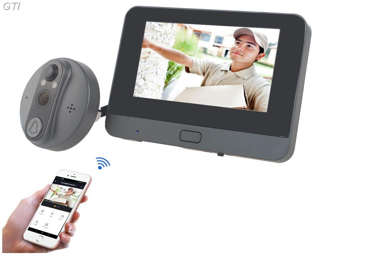 Wireless HD Digital Door Peephole with a 4.3-inch display