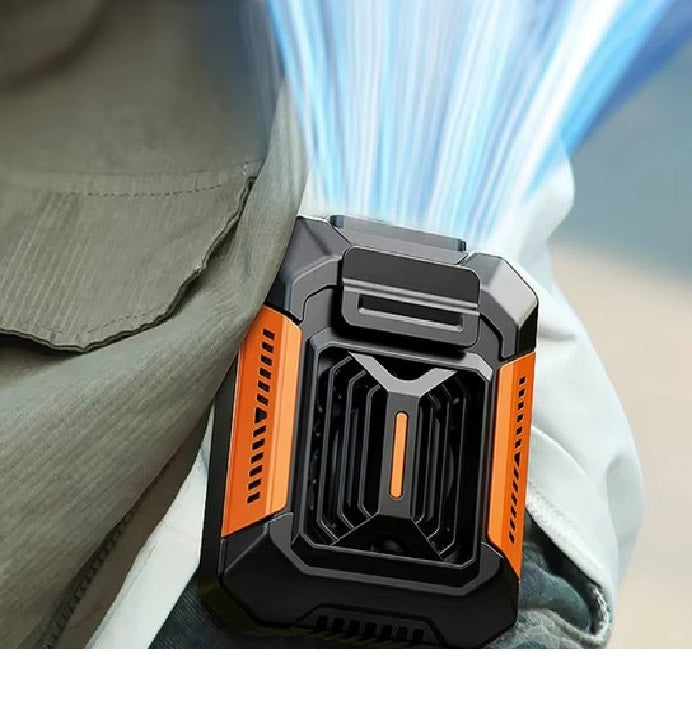Solobesafe  Bothwinner CoolWear X – 2-in-1 Rechargeable Waist Fan & Power Bank | 4000mAh Ultra-Quiet Mini Fan for Travel, Hiking & Outdoors