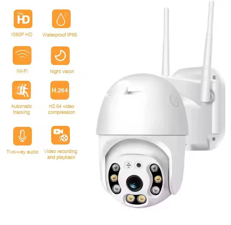 360° Wireless Security Camera – Full Remote c amera & Smart Features