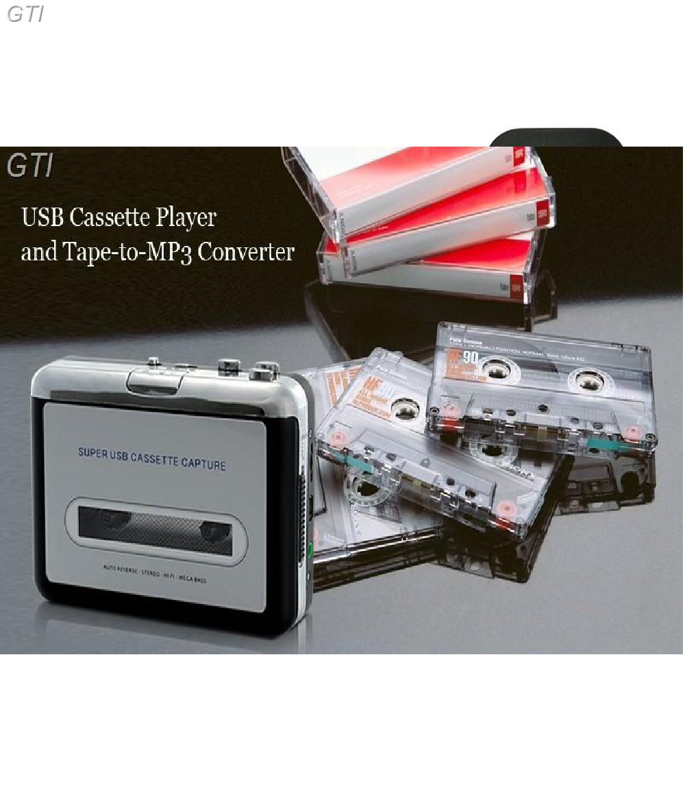 Audio Cassette Player Recorders Tape Walkman USB Cassette Player to MP3 Convert