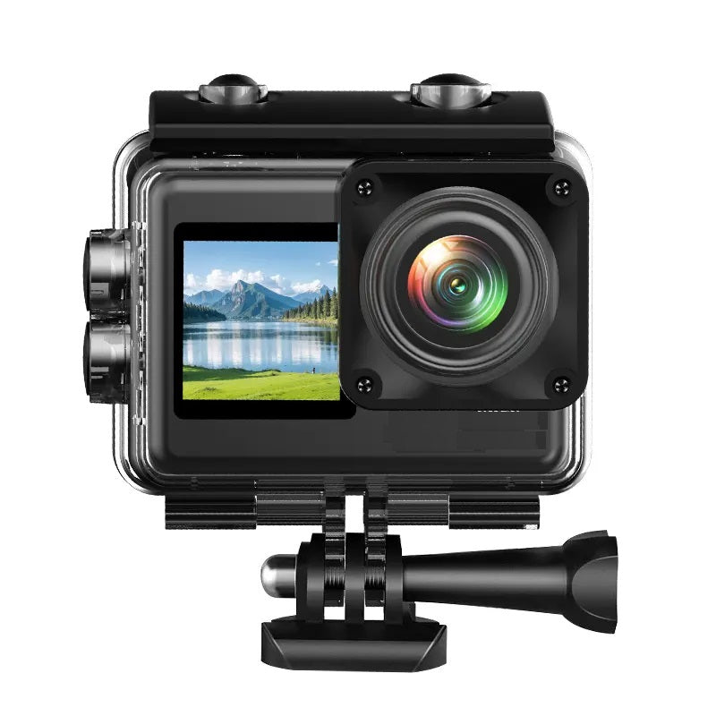 Solobesafe EXTREME CAMERA: Dual screen  High Resolution Wifi 170 Wide Angle  Waterproof Sports Action Camera