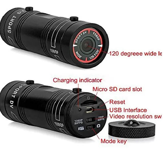 sOLOBESAFE Waterproof Bike Motorcycle Helmet Driving recorder