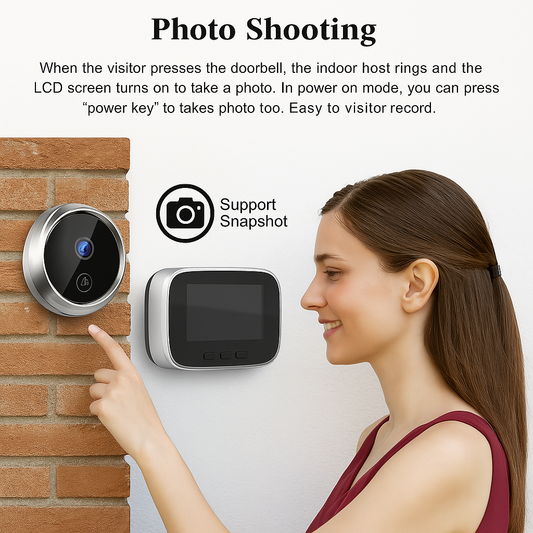 DoorCam 2.8 Doorbell Camera for shooting photographs