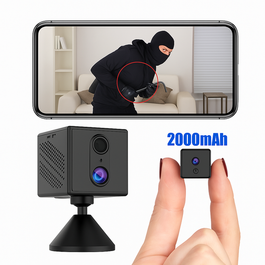 4G LTE Wireless Security Camera  catching an intruder with 2000mAh battery