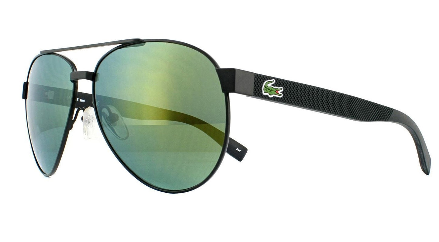 Lacoste Sunglasses L185S 315 Aviator Matte Green Green Mirror