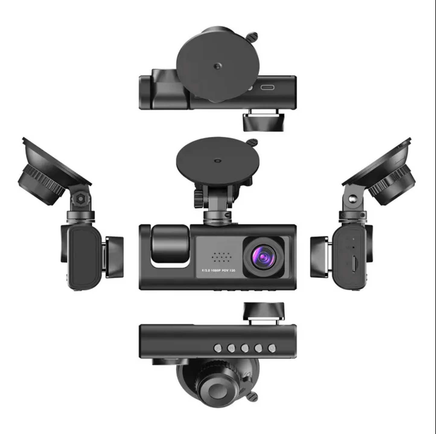 Solobesafe   3 Lens Dash Camera with WIFI