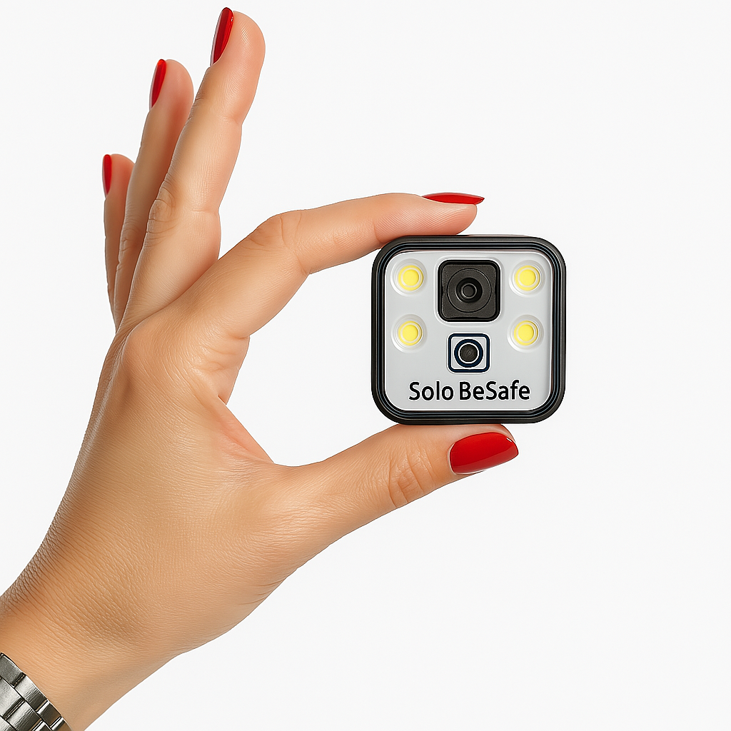 Solobesafe  - Mini Body Camera Video Recorder with Night Vision led