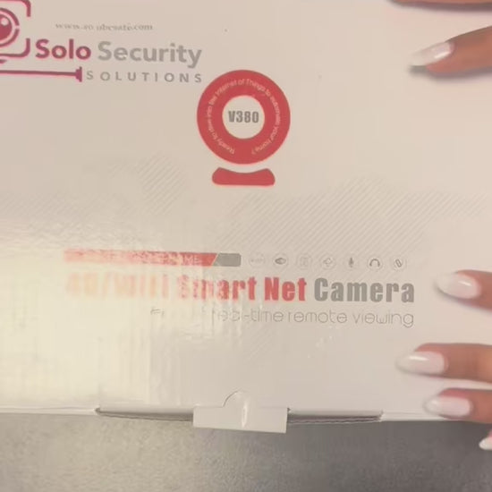 Solar WiFi PTZ Camera 4MP Unoboxing