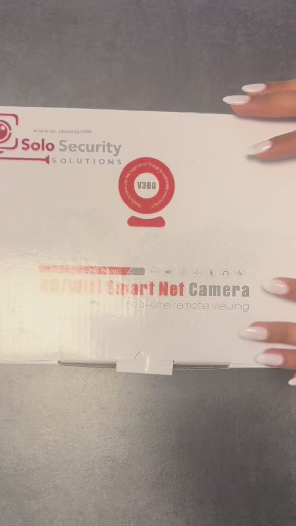 Solar WiFi PTZ Camera 4MP Unoboxing