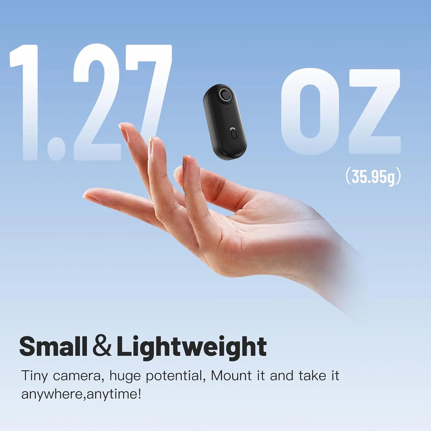 Mini Action Camera super light 35.95 grams
