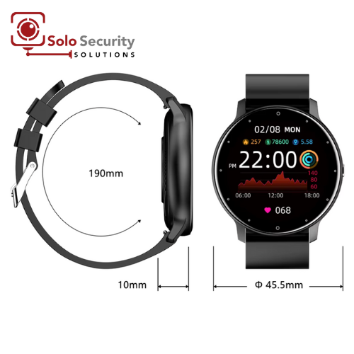 Smartwatch by Solobesafe measurements