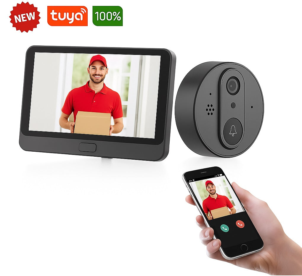 Smart Door Peephole Camera for door peephole surveillance