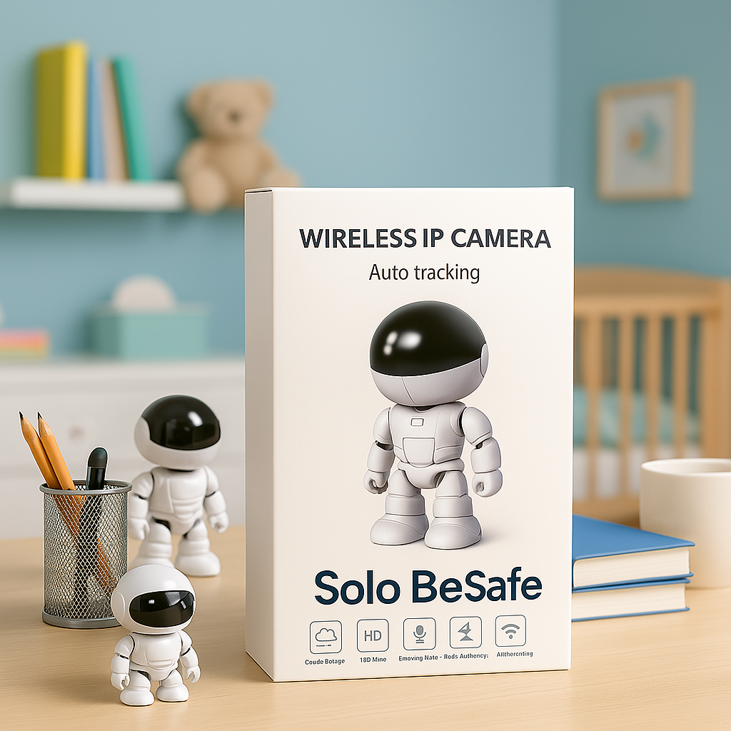 Robot-shaped IP Camera as nanny cam
