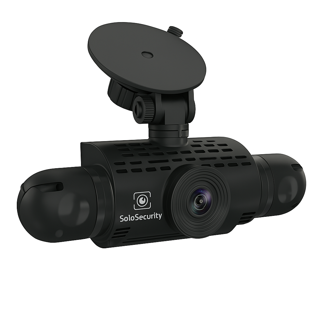 Solobesafe 4 Lens dash camera - 360   car cam    with 3"LCD   nigjt  vision   Full   HD recording