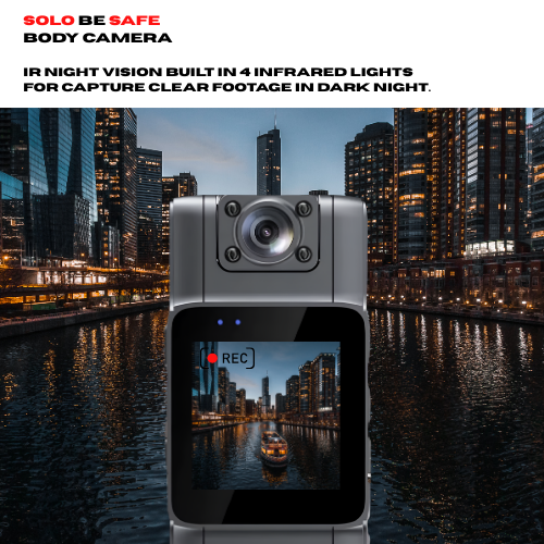 SoloBeSafe LMK Mini Action Camera shooting in dark light