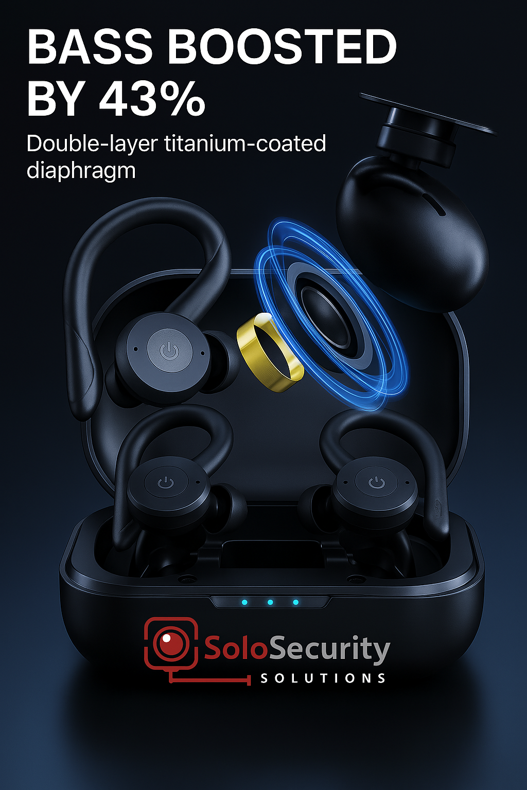 Wireless Earbuds Headphones bass profile