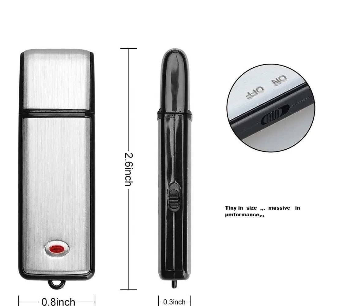 USB Voice Recorder measurements
